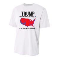 Trump Better Coverage Than 5g Can You Hear Us Know Funny Election Map Youth Performance Sprint T-Shirt