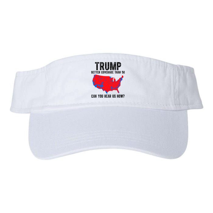 Trump Better Coverage Than 5g Can You Hear Us Know Funny Election Map Valucap Bio-Washed Visor