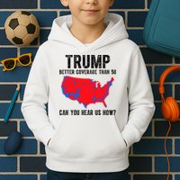 Trump Better Coverage Than 5g Can You Hear Us Know Funny Election Map Kids Hoodie