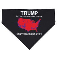 Trump Better Coverage Than Verizon Can You Hear Us Now USA-Made Doggie Bandana