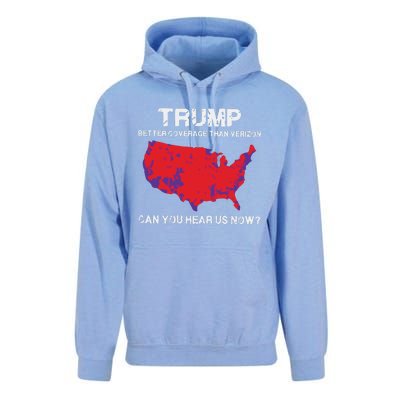 Trump Better Coverage Than Verizon Can You Hear Us Now Unisex Surf Hoodie