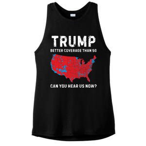 Trump Better Coverage Than 5g Can You Hear Us Now Ladies PosiCharge Tri-Blend Wicking Tank