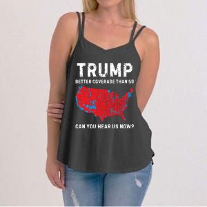 Trump Better Coverage Than 5g Can You Hear Us Now Women's Strappy Tank