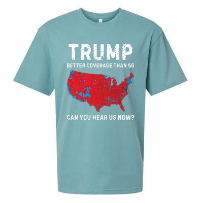 Trump Better Coverage Than 5g Can You Hear Us Now Sueded Cloud Jersey T-Shirt