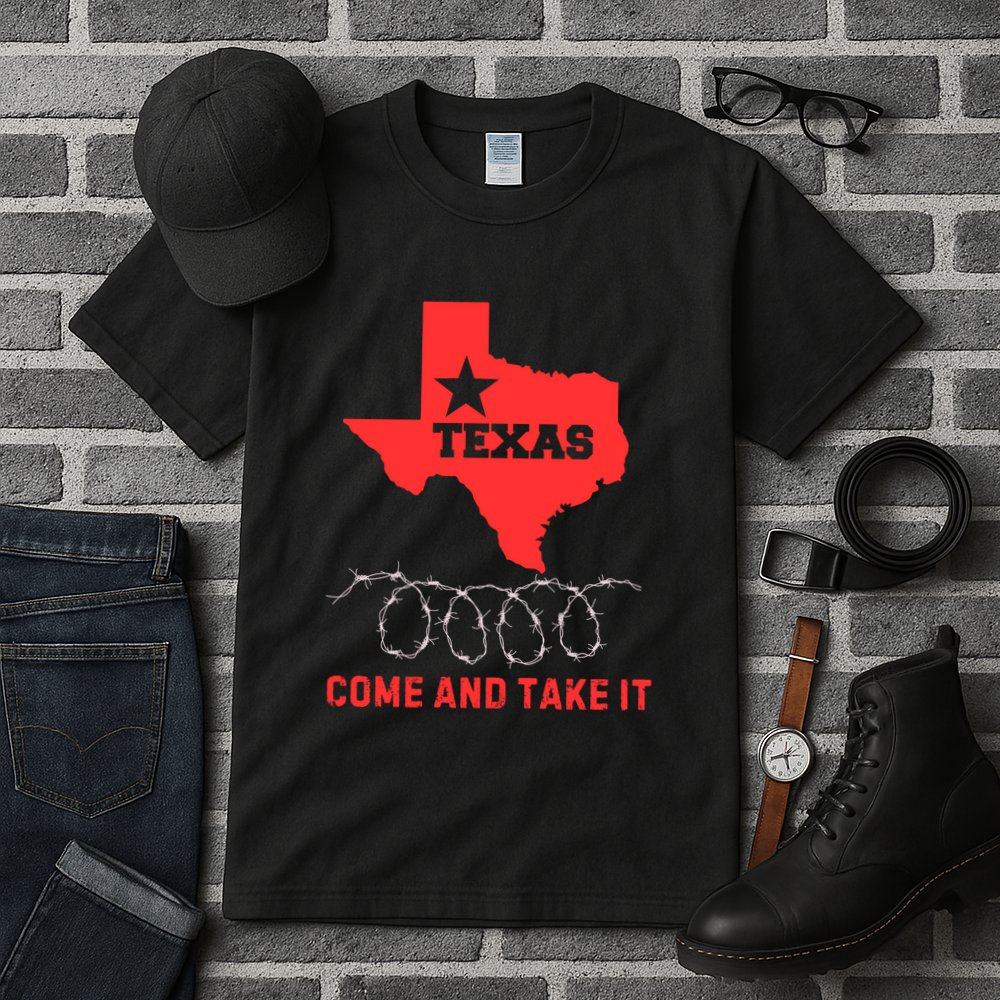 Texas Border Crisis Come And Take It Tall T-Shirt