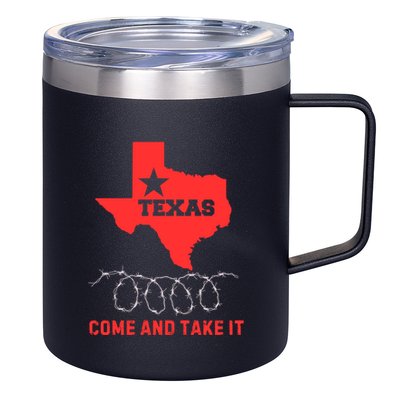 Texas Border Crisis Come And Take It 12oz Stainless Steel Coffee Mug