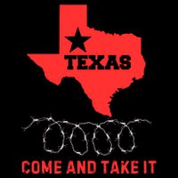 Texas Border Crisis Come And Take It Cropped Pullover Crew
