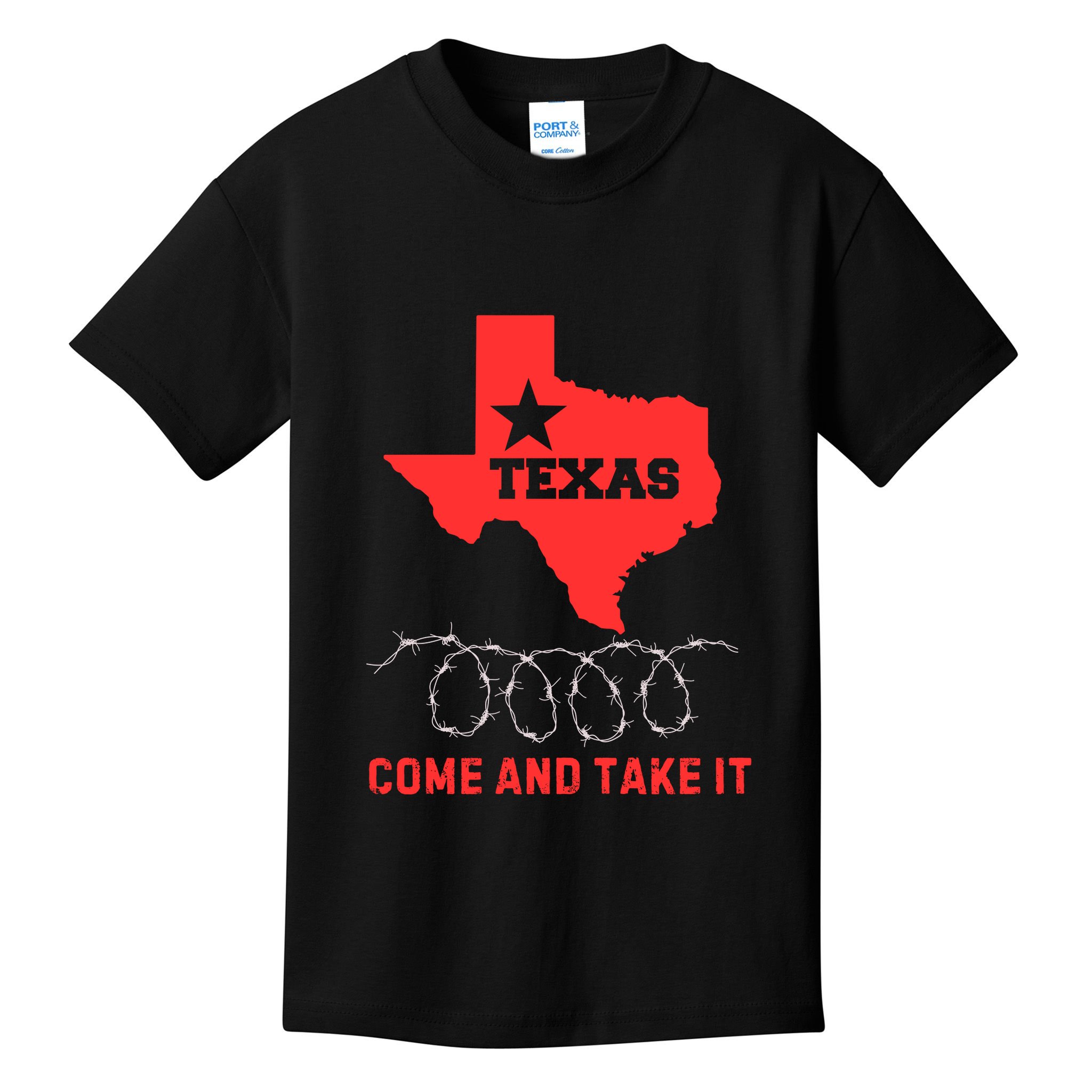 Texas Border Crisis Come And Take It Kids T-Shirt