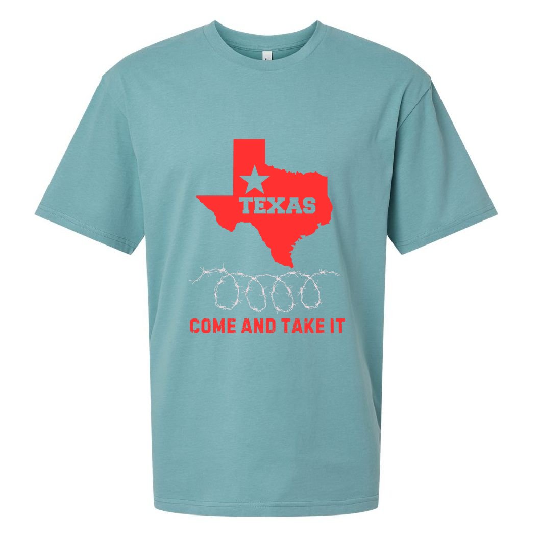 Texas Border Crisis Come And Take It Sueded Cloud Jersey T-Shirt