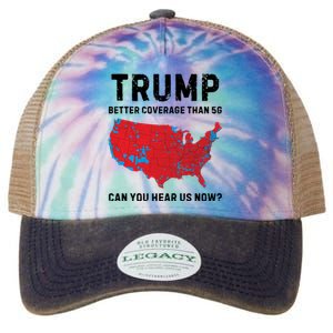 Trump Better Coverage Than 5g Can You Hear Us Now Legacy Tie Dye Trucker Hat