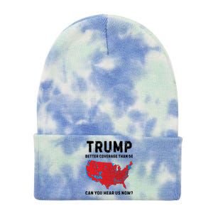 Trump Better Coverage Than 5g Can You Hear Us Now Tie Dye 12in Knit Beanie