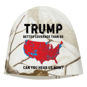 Trump Better Coverage Than 5g Can You Hear Us Now Kati - Camo Knit Beanie