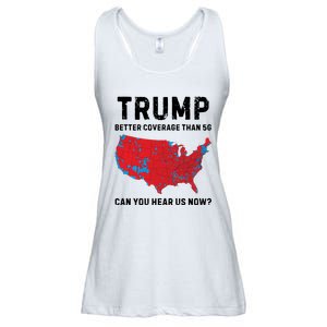 Trump Better Coverage Than 5g Can You Hear Us Now Ladies Essential Flowy Tank