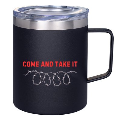 Texas Border Crisis Come And Take It 12oz Stainless Steel Coffee Mug