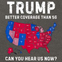 Trump Better Coverage Than 5g Can You Hear Us Now Cotton Canvas Backpack