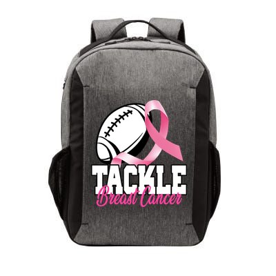Tackle Breast Cancer Ribbon Football Vector Backpack