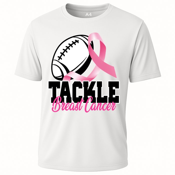 Tackle Breast Cancer Ribbon Football Performance Shirt