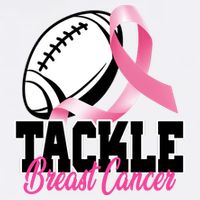 Tackle Breast Cancer Ribbon Football Performance Shirt