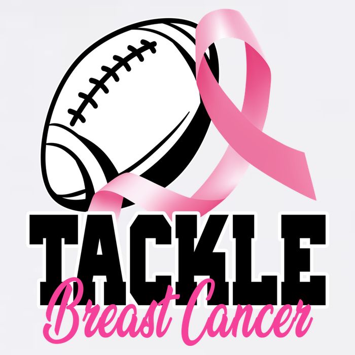 Tackle Breast Cancer Ribbon Football Performance Shirt