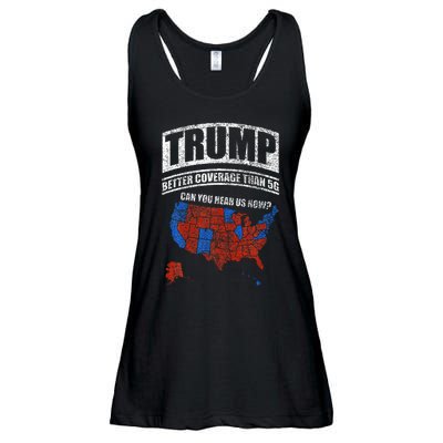 Trump Better Coverage Than 5g Can You Hear Us Now Usa Map Ladies Essential Flowy Tank