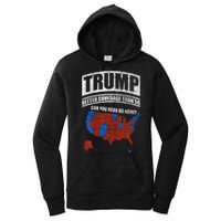 Trump Better Coverage Than 5g Can You Hear Us Now Usa Map Women's Pullover Hoodie