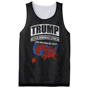 Trump Better Coverage Than 5g Can You Hear Us Now Usa Map Mesh Reversible Basketball Jersey Tank