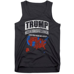 Trump Better Coverage Than 5g Can You Hear Us Now Usa Map Tank Top