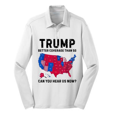 Trump Better Coverage Than 5g Can You Hear Us Now Silk Touch Performance Long Sleeve Polo