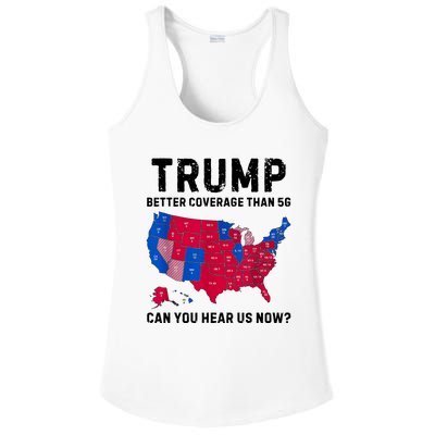 Trump Better Coverage Than 5g Can You Hear Us Now Ladies PosiCharge Competitor Racerback Tank