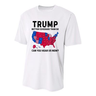 Trump Better Coverage Than 5g Can You Hear Us Now Youth Performance Sprint T-Shirt