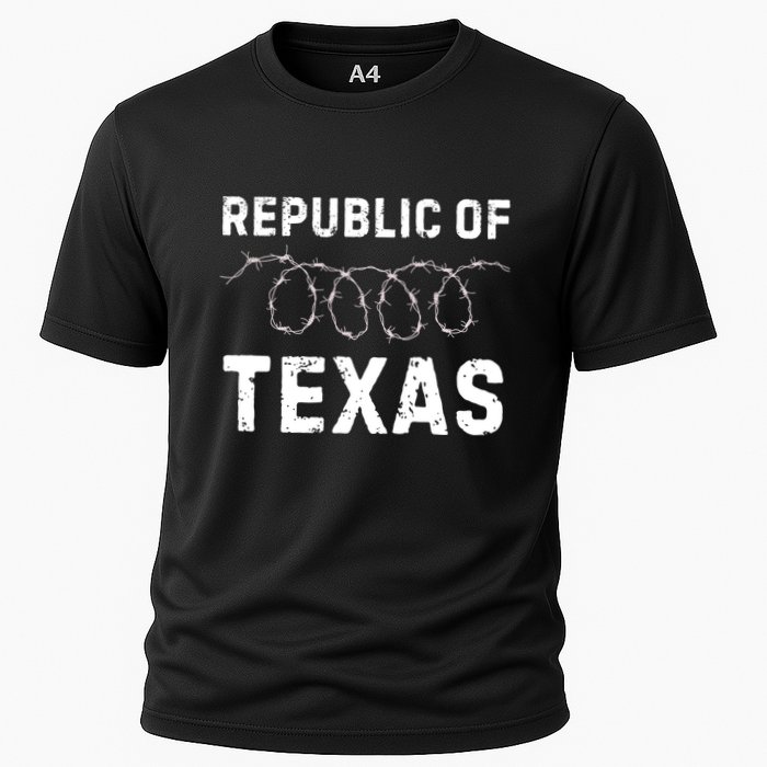 Texas Border Crisis Come And Take It Republic Of Texas Cooling Performance Crew T-Shirt