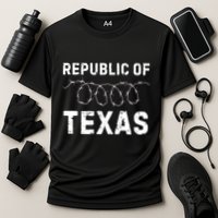 Texas Border Crisis Come And Take It Republic Of Texas Cooling Performance Crew T-Shirt