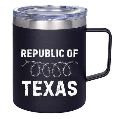 Texas Border Crisis Come And Take It Republic Of Texas 12oz Stainless Steel Coffee Mug