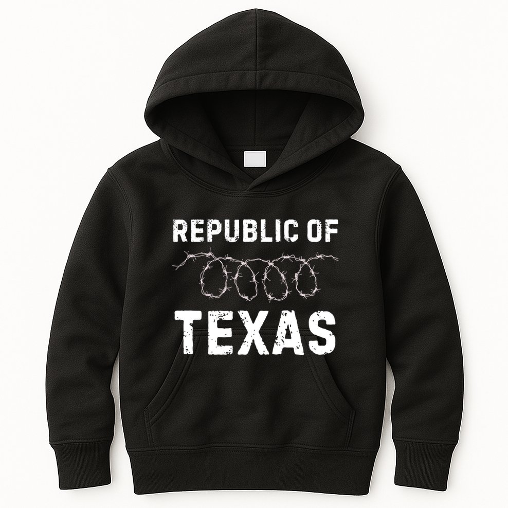Texas Border Crisis Come And Take It Republic Of Texas Kids Hoodie