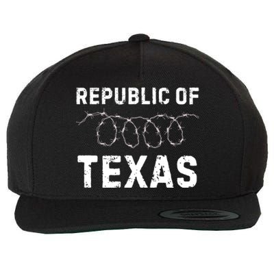 Texas Border Crisis Come And Take It Republic Of Texas Wool Snapback Cap