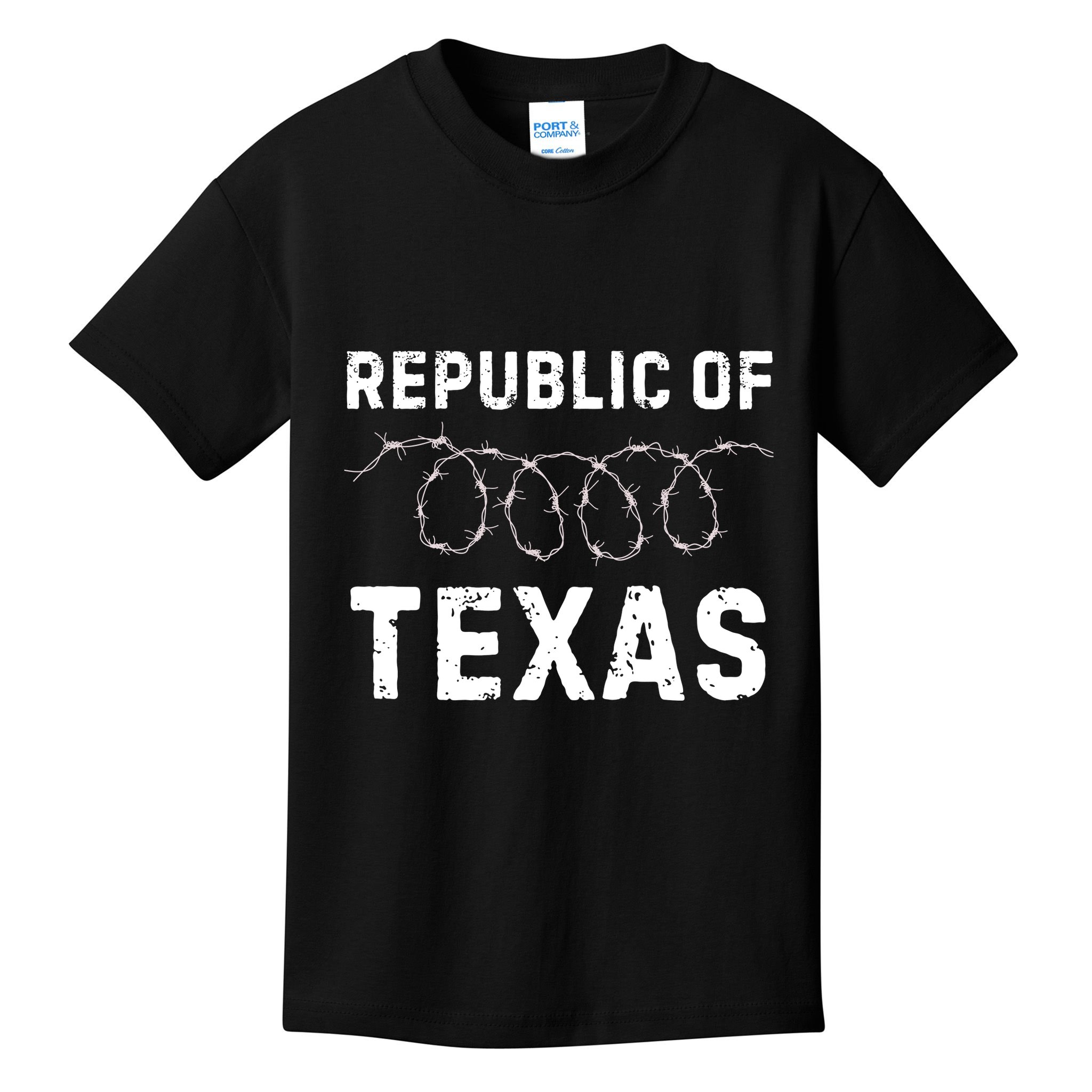 Texas Border Crisis Come And Take It Republic Of Texas Kids T-Shirt