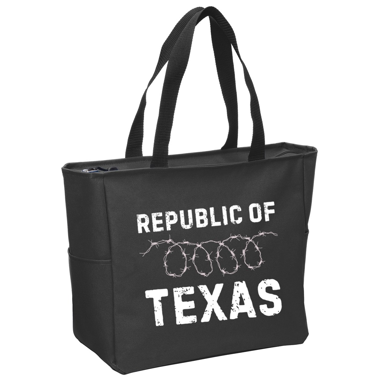 Texas Border Crisis Come And Take It Republic Of Texas Zip Tote Bag