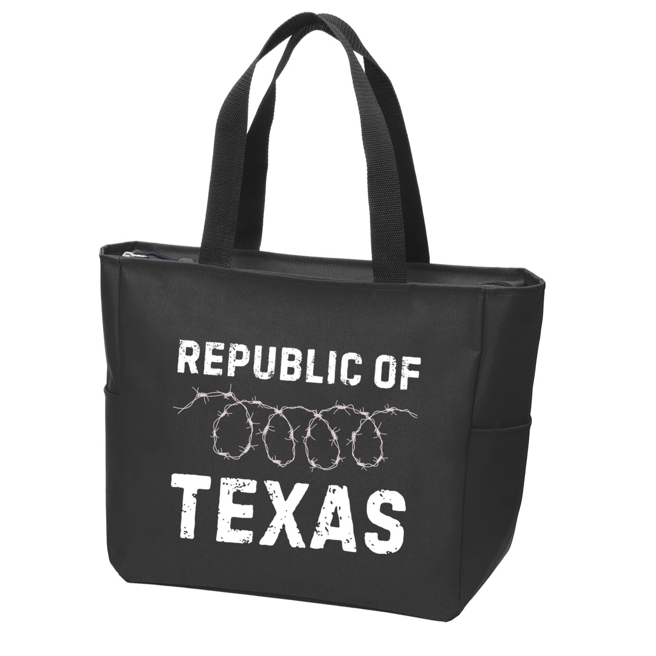 Texas Border Crisis Come And Take It Republic Of Texas Zip Tote Bag