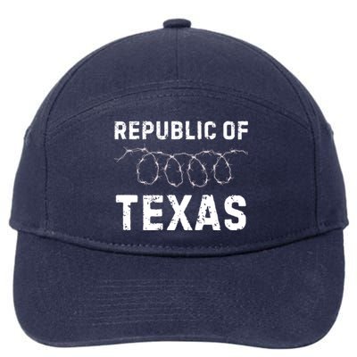 Texas Border Crisis Come And Take It Republic Of Texas 7-Panel Snapback Hat