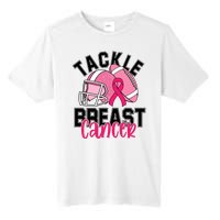 Tackle Breast Cancer Football Ribbon Awareness Tall Fusion ChromaSoft Performance T-Shirt