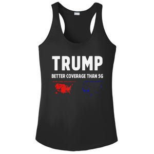 Trump Better Coverage Politics Funny Ladies PosiCharge Competitor Racerback Tank