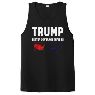 Trump Better Coverage Politics Funny PosiCharge Competitor Tank