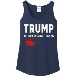 Trump Better Coverage Politics Funny Ladies Essential Tank