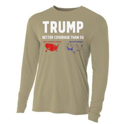 Trump Better Coverage Politics Funny Cooling Performance Long Sleeve Crew