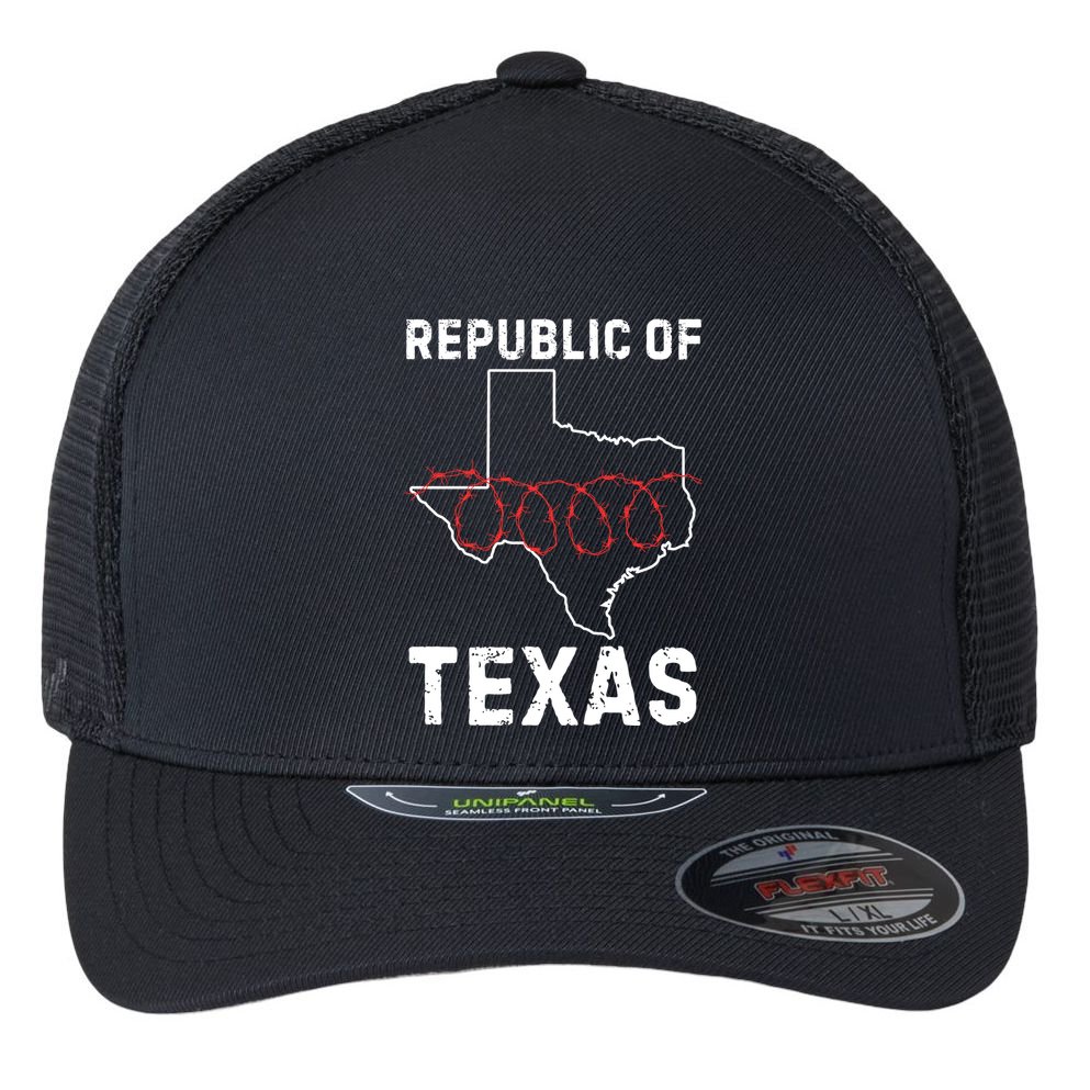 Texas Border Crisis Come And Take It Flexfit Unipanel Trucker Cap