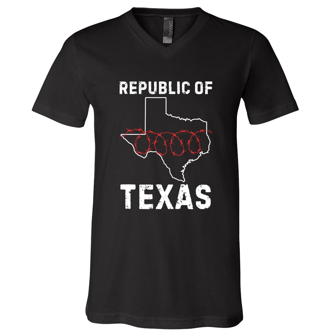 Texas Border Crisis Come And Take It V-Neck T-Shirt
