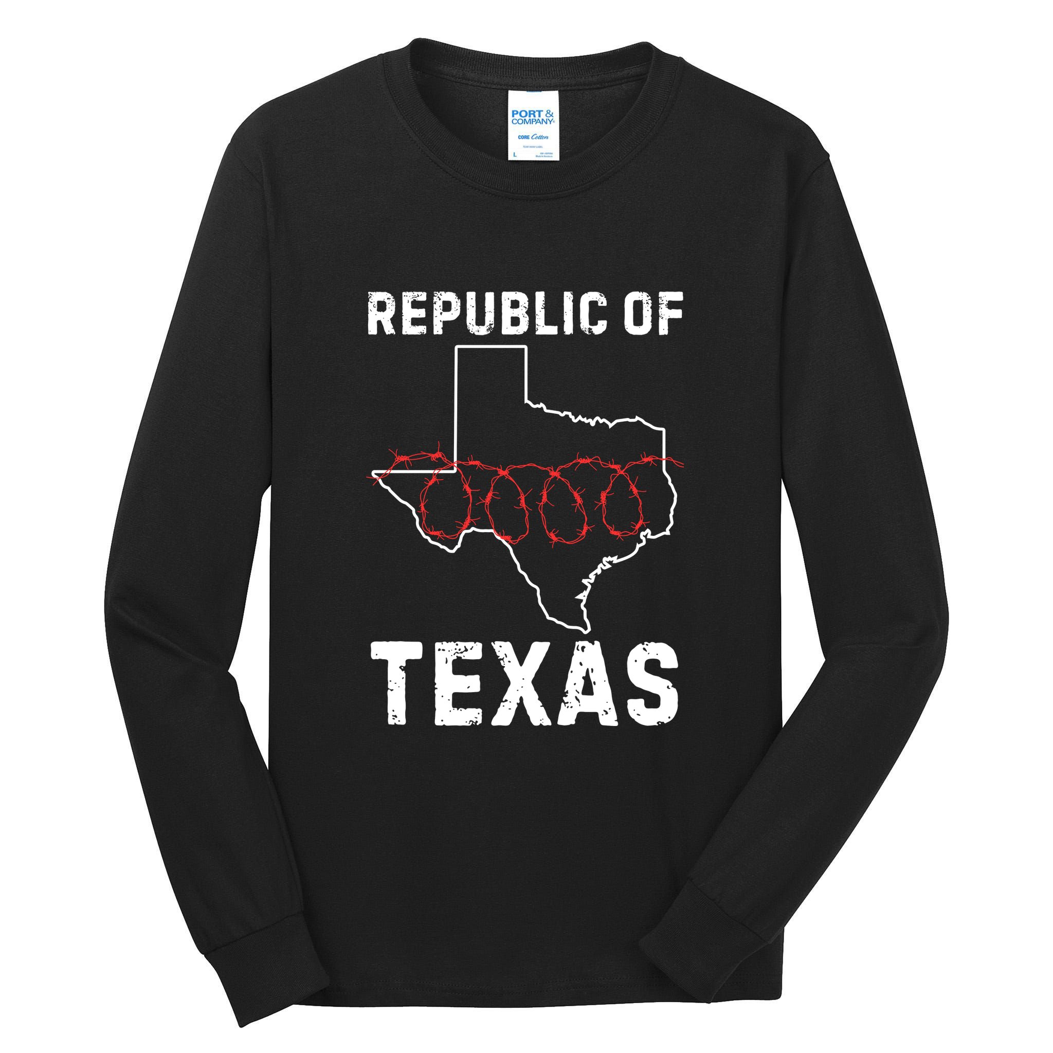 Texas Border Crisis Come And Take It Tall Long Sleeve T-Shirt