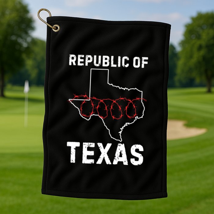 Texas Border Crisis Come And Take It Golf Towel