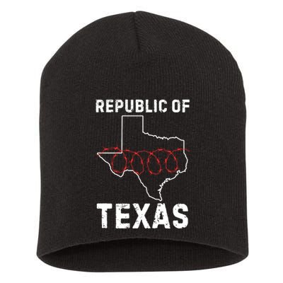 Texas Border Crisis Come And Take It Short Acrylic Beanie
