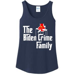 The Biden Chinese Crime Family Puppet Humor Anti Against Ladies Essential Tank